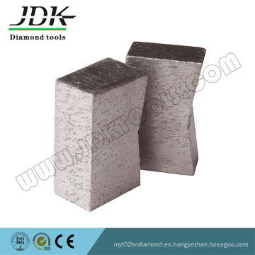 Segmento de diamante en forma de K para corte de granito